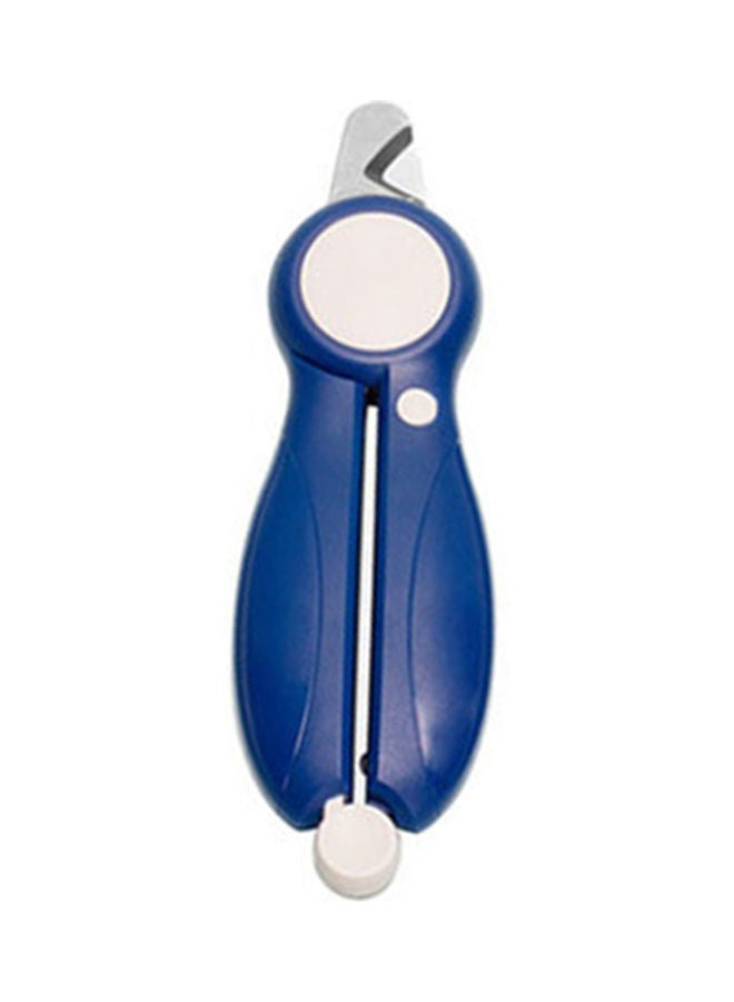 NIBEMINENT Pet Nail Clippers with LED Light Blue - Image 1