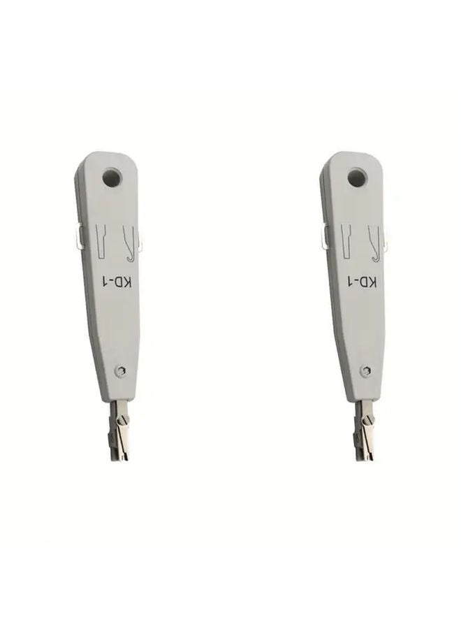 2pcs Heavy Duty Metal Wire Cutter Clamps Adjustable Gauge Crimping Tool Electrical - Image 2