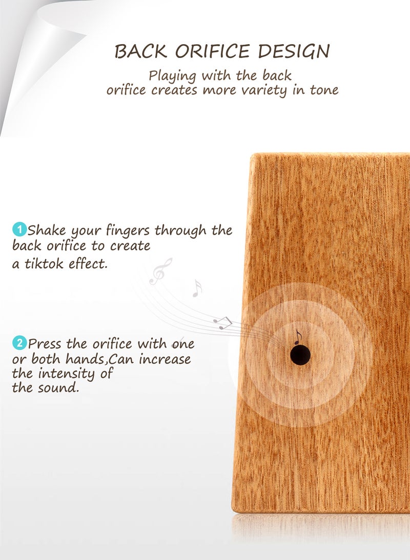 17 Keys Portable Musical Instruments Wooden Kalimba With Mahogany Thumb Piano - Image 3