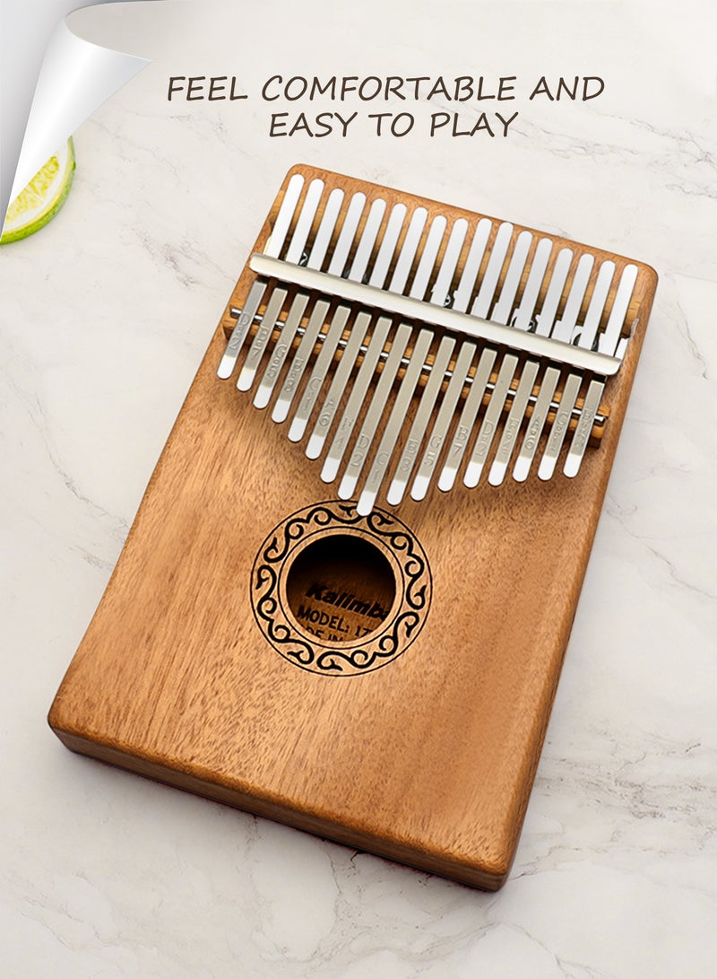 17 Keys Portable Musical Instruments Wooden Kalimba With Mahogany Thumb Piano - Image 4