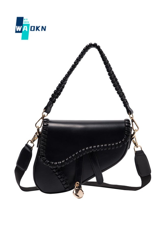 WAOKN - Women's Fashion Shoulder Bag, Ladies Flap Simple Handbag Tote Bags Clutch Bag Small Bag Gift Bag, Girl's Personality Crossbody Bag Sling Bag Side Bag Carry Bag - Image 1