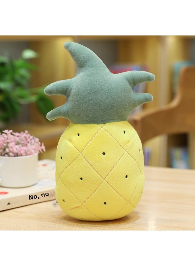 Fruit Plush Toy Pineapple Fruit And Vegetable Strawberry Orange Doll Wedding Toss Doll Grasping Machine Rag Doll-Color:Pineapple 30cm-Height:20- 35cm (collect Your Baby And Get A Year Of The Dragon - Image 1