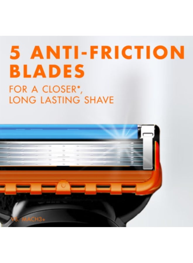 شفرات جيليت فيوجن للحلاقة عبوة إعادة تعبئة تحتوي على 8 قطع لحلاقة مريحة ودقيقة - Image 3