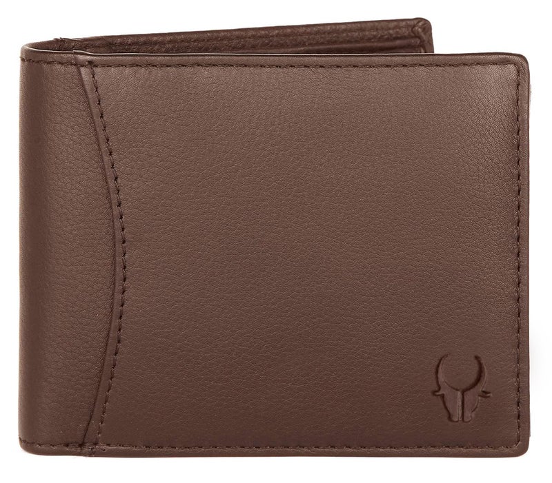 WildHorn Leather Men's Wallet (WH1173), BROWN, Classic - Image 3