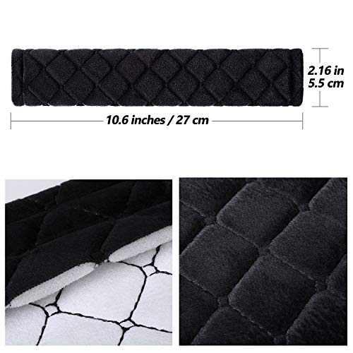 ONWON وسائد حزام الأمان من أونون 5 قطع واقي حزام الأمان العالمي وسائد حزام الكتف الناعمة المريحة لحماية حزام الأمان للسيارة والحقيبة تساعد في حماية رقبتك وكتفك من احتكاك حزام الأمان - Image 2