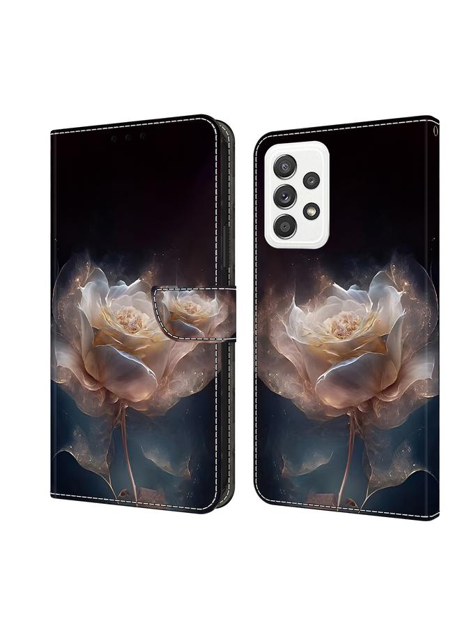 S-TOP Case For Samsung Galaxy A52 4G/5G Crystal Painted Leather Phone case - Image 1