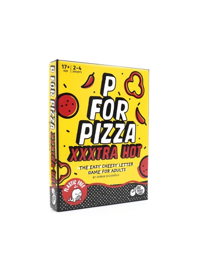 بيج بوتيتو P For Pizza Xxxxtra Hot | اللعبة الفيروسية في إصدار جديد | لعبة بطاقات السفر، مثالية للعطلات والتخييم وأعياد الميلاد - Image 1