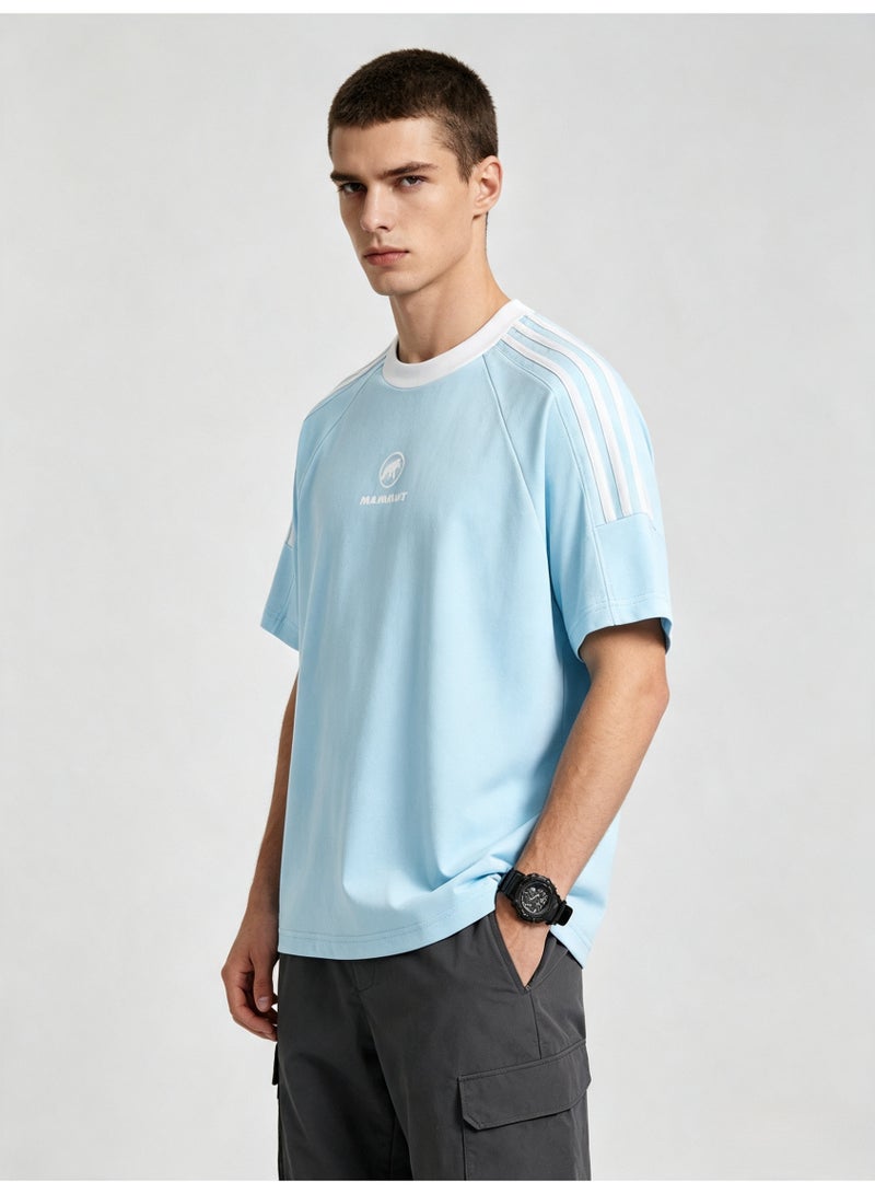 Mammut Contrast striped raglan sleeves loose short sleeve T-shirt - Image 1