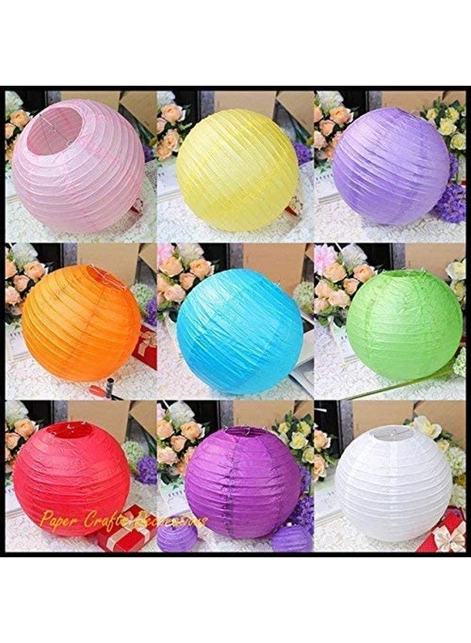 UNIVERSAL BUYER مصباح ورقي عالمي للزينة للفنادق والمنازل (10 بوصة 5 قطع، متعدد الألوان) - Image 5