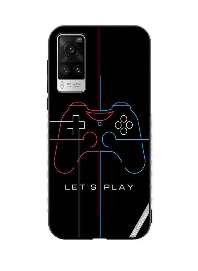 VR CREATIVE Protective Case Cover For Vivo X60 Pro Lets Play Design Multicolour - Image 1