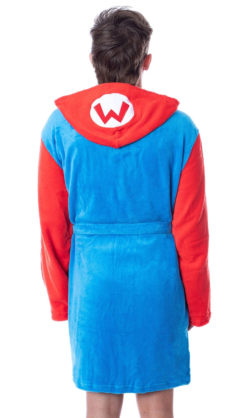 MJC Nintendo Super Mario Character Costume Bathrobe Robe (1X/2X) - Image 4