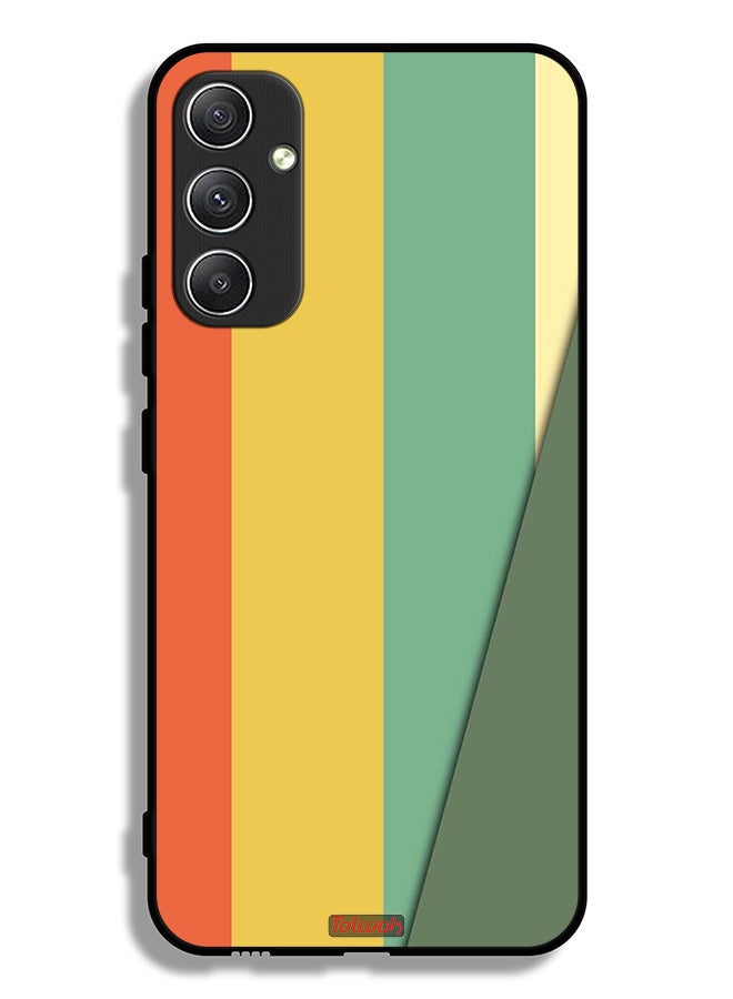 Tolwak Samsung Galaxy A34 5G Protective Case Cover Simple Pattern - Image 1