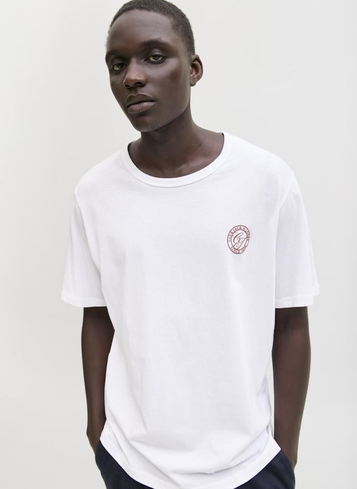 JACK & JONES Crew Neck Relaxed Fit T-Shirt - Image 4