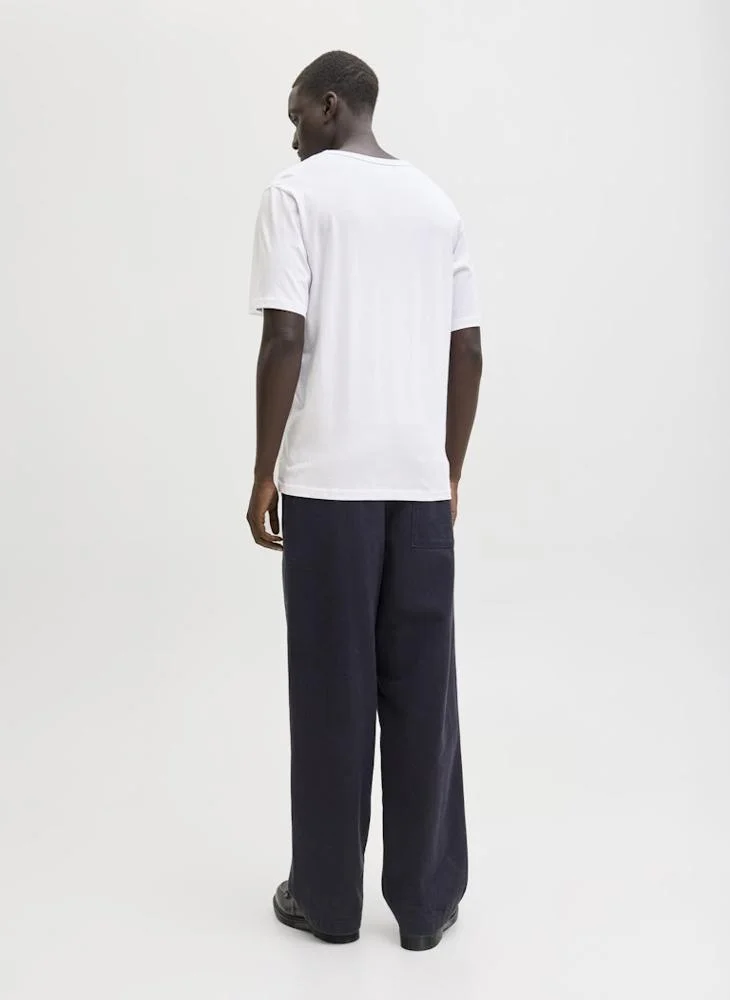 جاك اند جونز Crew Neck Relaxed Fit T-Shirt