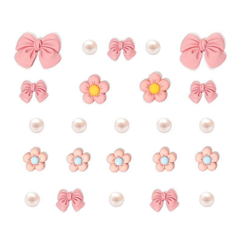24 Shoe Buckles – Pink, Decorative Clips for Crocs, Sandals, DIY Shoe Charms