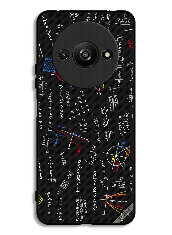 Covernex Xiaomi Redmi A3 4G Protective Case Cover Maths Mystery - Image 1