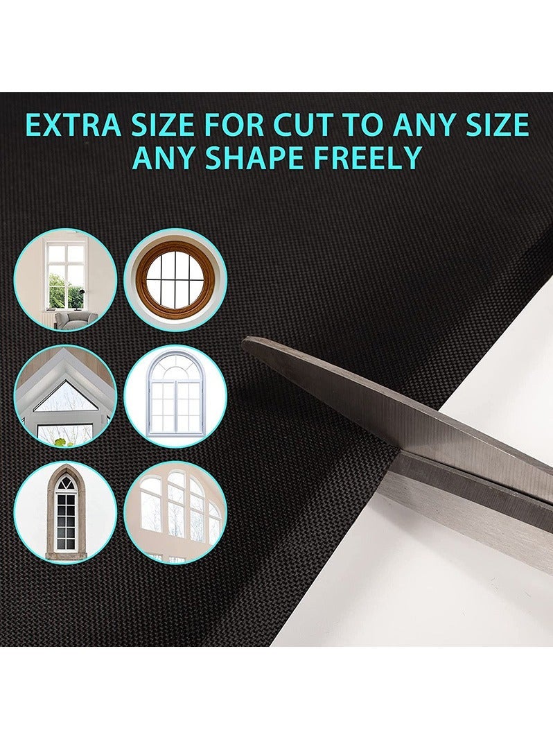 هومستر ستائر تعتيم محمولة بشريط لاصق ذاتي، DIY لغرفة النوم وغرفة المعيشة والحمام والعليّة، 300*145 سم - Image 2