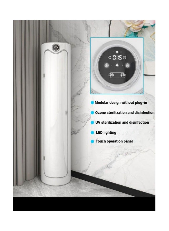 AWD Rotating Shoe Rack Spinning Shoe Tower Vertical Shoe Cabinet White 360° Round Rotating Shoes Rack Standing 13 Tier Storage Organizer White Shoe Storage for Entryway Hallway Small Spaces - Image 2