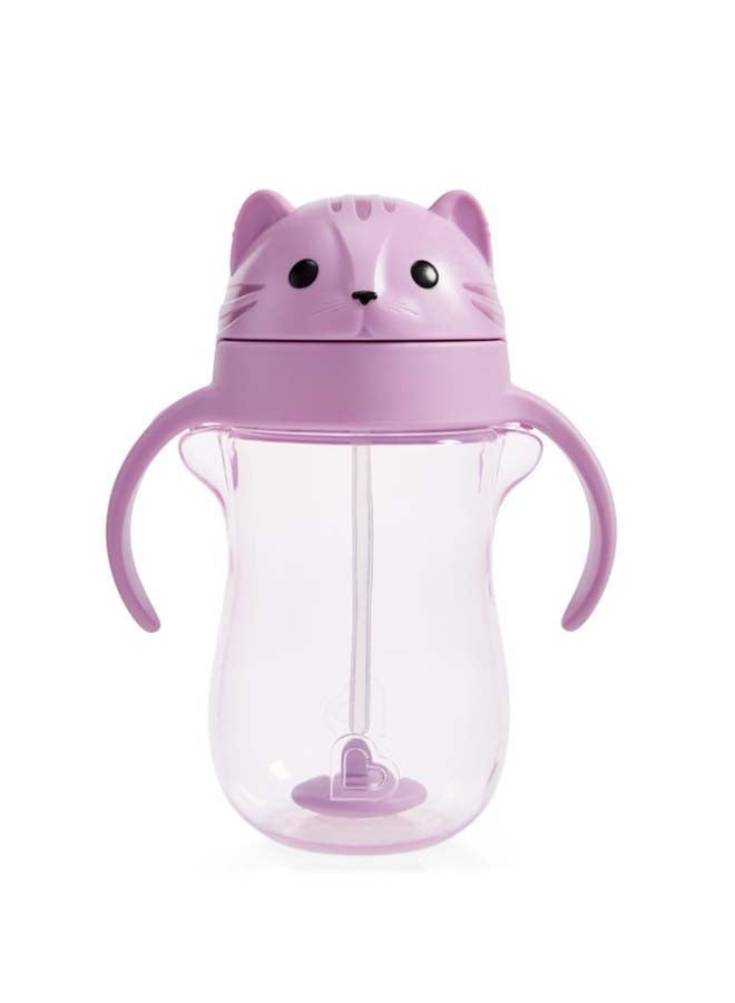 Munchkin Any Angle 10oz Straw Cup – Cat - Image 1