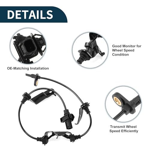 TUCKBOLD ABS Wheel Speed Sensor Front Left ABS Sensor Anti-lock Braking System Sensor No.57455-TA0-A01 for Honda Accord 2008-2012, for Acura TSX 2009-2014 - Image 4