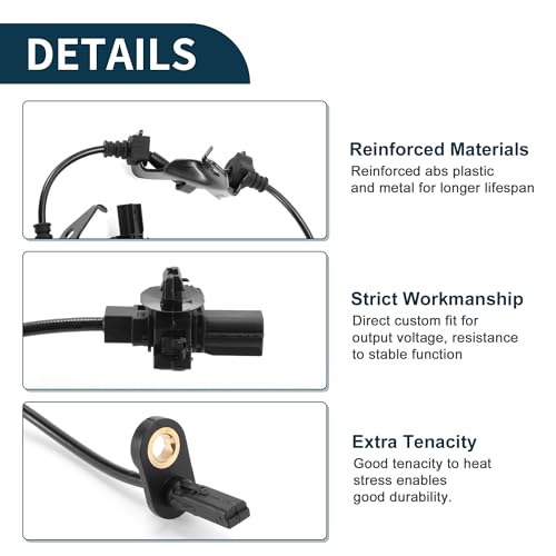 TUCKBOLD ABS Wheel Speed Sensor Front Left ABS Sensor Anti-lock Braking System Sensor No.57455-TA0-A01 for Honda Accord 2008-2012, for Acura TSX 2009-2014 - Image 3