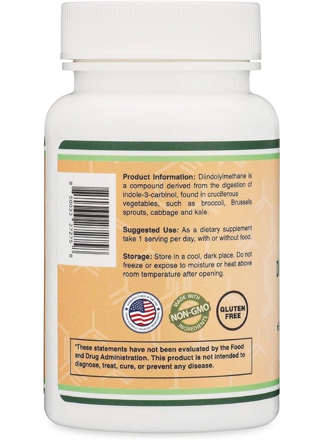 Double Wood Supplements DIM Supplement for Women and Men (Diindolylmethane Estrogen Blocking Supplement, Hormonal Acne Treatment, Hormone Balance for Women) 400mg Servings, 200mg Per Capsule, 60 Capsules by Double Wood - Image 3