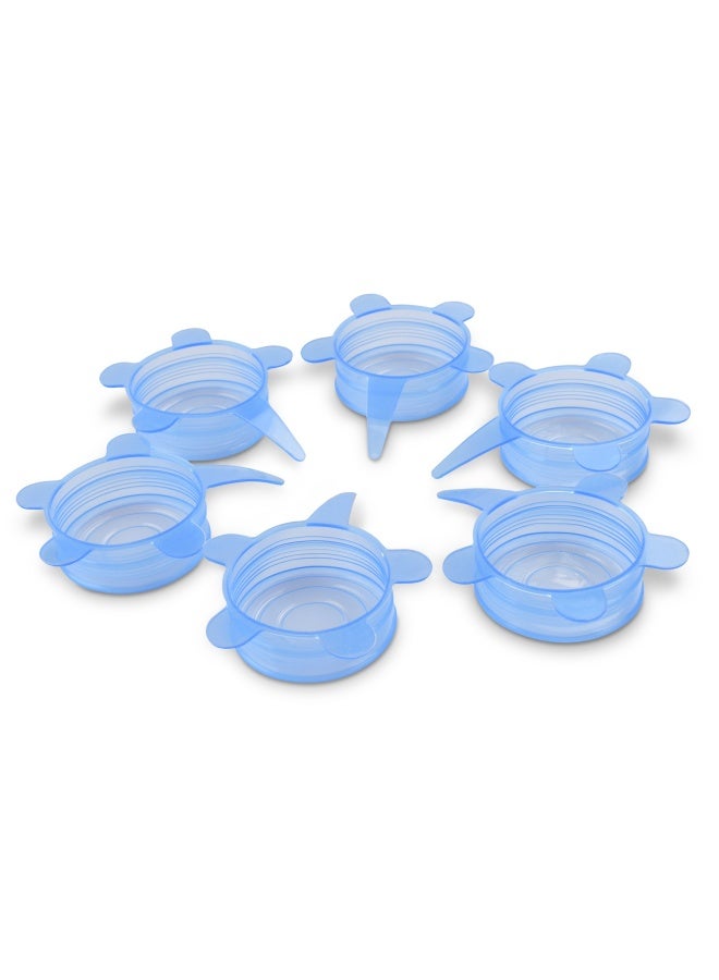 Orblue Silicone Stretch Lids 6-Pack Small 2.6 Inches Stretches To 3.5 Inches - Image 3