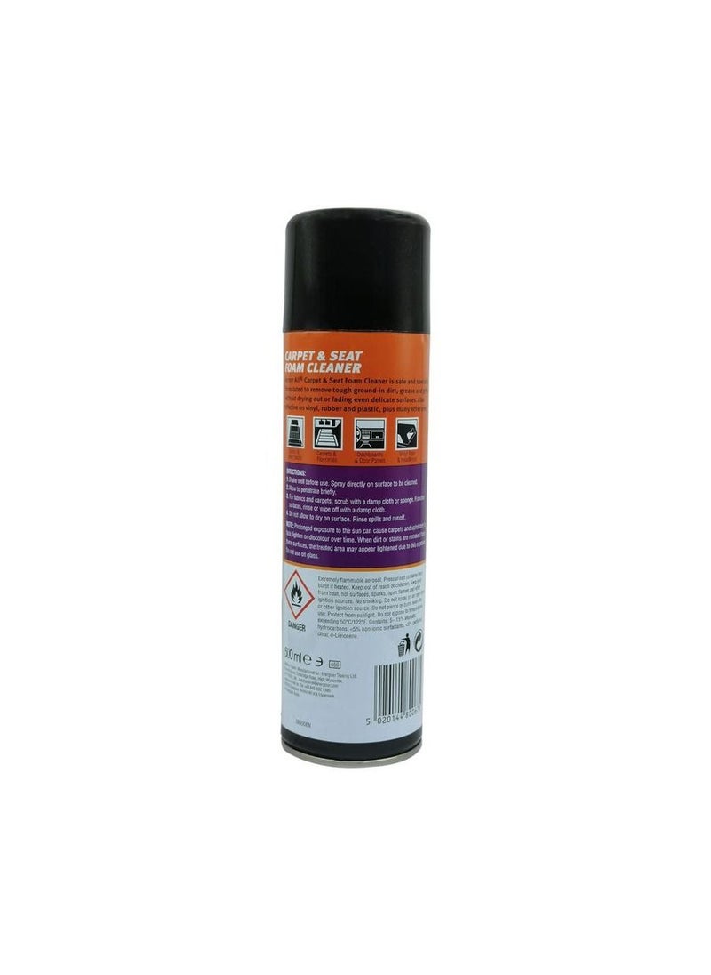 ARMOR ALL Foam Cleaner For Carpets And Seats HighIy Effective Carpet Seat Foaming Cleaner Armorall 500ml  - Image 5