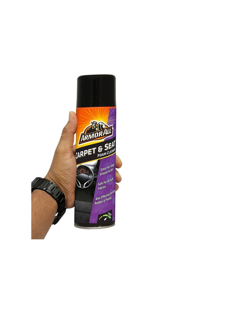 ARMOR ALL Foam Cleaner For Carpets And Seats HighIy Effective Carpet Seat Foaming Cleaner Armorall 500ml  - Image 3