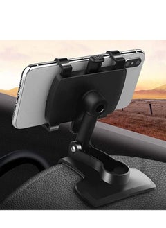 ECVV Car Phone Holder, Mount Dashboard Phone Car Holder 360 Degree Rotation Cell Phone Holder for Car Clip Mount 3-in-1 Multi-Function Phone Car Mount Suitable for 4-7 Inches Smartphones  - Image 3