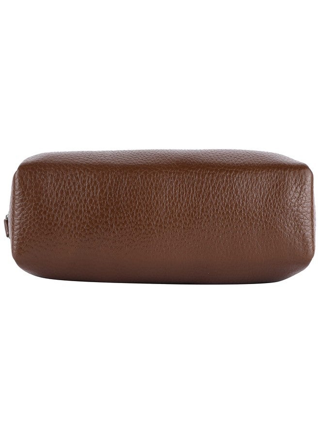 HAMMONDS FLYCATCHER Leather Utility Pouch - Multi-Use Genuine Leather Pencil Case, Cosmetic Case, Stationery Pouch, School & Office Organizer - Brushwood - Image 3
