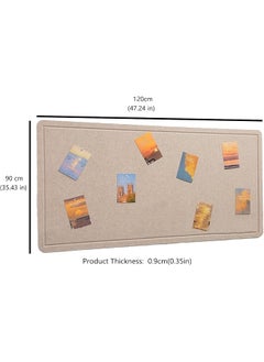 9Mm Thick Foldable Large Felt Bulletin Board For Office Message Board Felt Pin Display Board For Photo Wall Decorative Picture Framed Display Board With Rose Pins School Brown 90Cm*120Cm - pzsku/ZA4BCC0E7D9F4DFF2E19FZ/45/_/1740915791/0ac286fc-add1-480b-82c5-7fa5ca6bf9a2