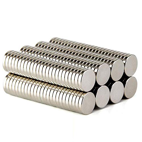 wotoy 80 Pieces 8x1mm DIY Personalized MultiUse for Fridge Door Whiteboard Magnetic Map Magnetic Screen Door Bulletin Boards Refrigerators Round Cylinder Magnets