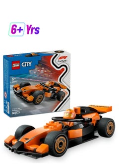 LEGO LEGO City F1 Driver with McLaren Race Car 60442 Building Set (86 Pieces)  - Image 1
