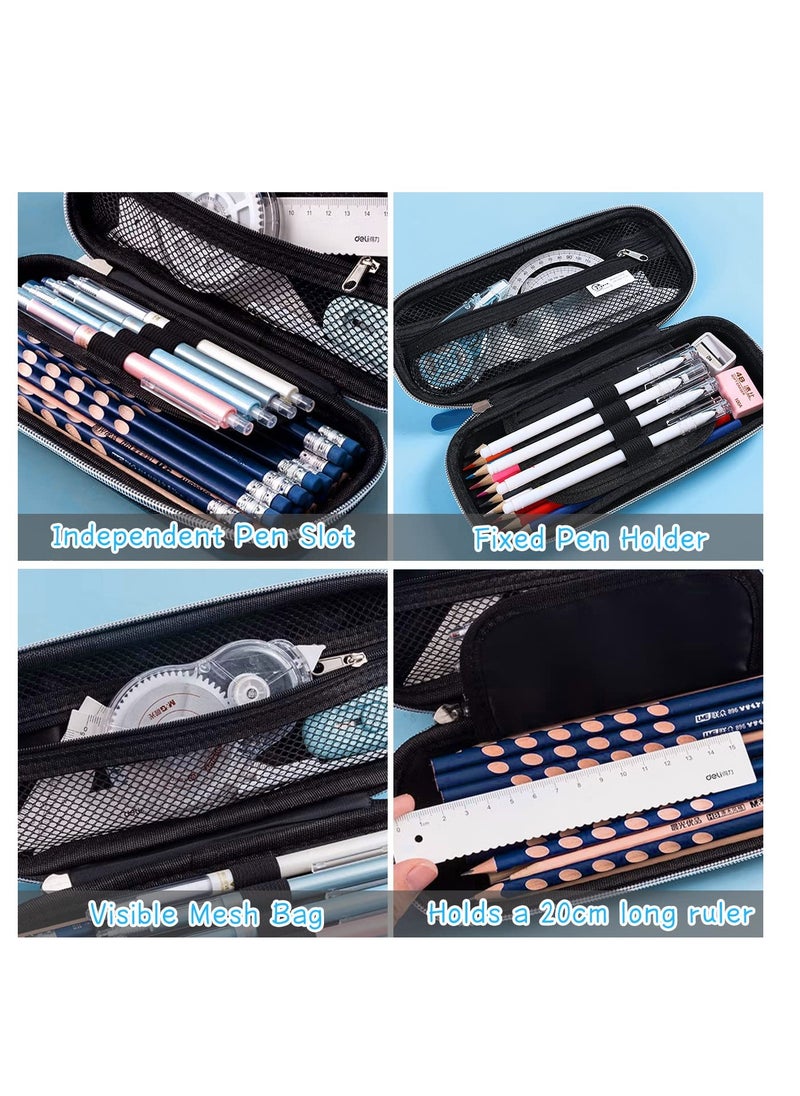 SYOSI - Pencil Pen Case, 3D Stereo Cartoon Robot Pencil Box, Waterproof Portable Pencil Pouch with Compartments, Large Capacity Students Stationery Pouch for Kids Boys School Students - Image 1
