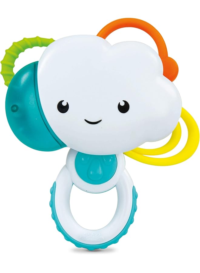كلمينتوني خشخيشة السحابة مع صوت المطر للأعمار من 3 أشهر فما فوق - Image 1