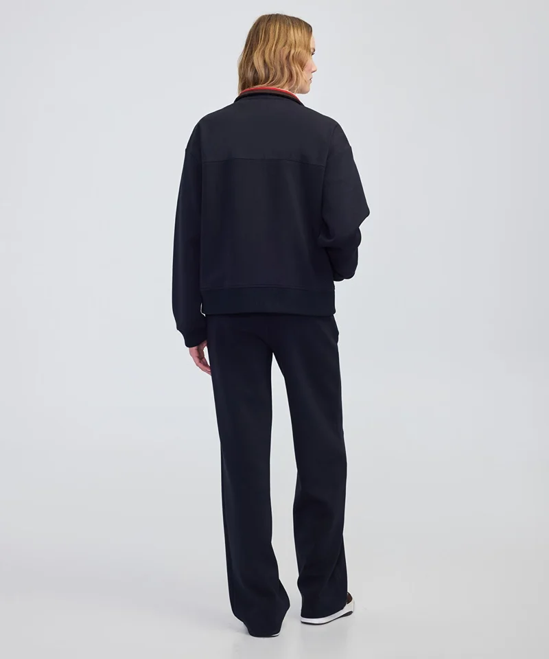 Ipekyol  3D Monogram Embroidered Sweatshirt for Women | Best Price UAE