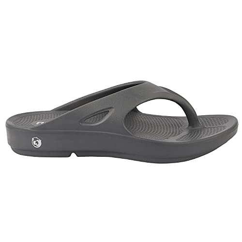NEOZ Extra Soft Men's Slippers with Cushion FootBed for Adult | Comfortable & Light Weight | Stylish & Anti-Skid | Waterproof & Regular Flip Flops for Gents/Boys, M-CLASSIC-CARBON_6 - Image 4
