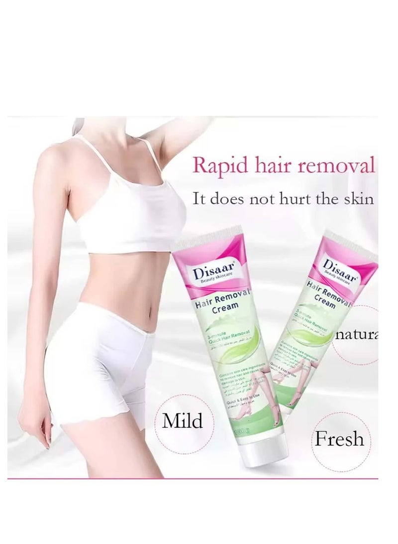 Disaar 2 PIECECS OF  5 Minute Fast Hair Removal Cream 100g - Image 4