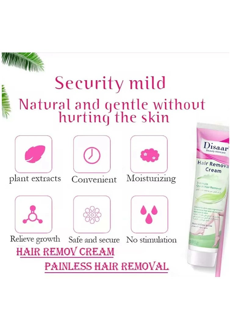 Disaar 2 PIECECS OF  5 Minute Fast Hair Removal Cream 100g - Image 5