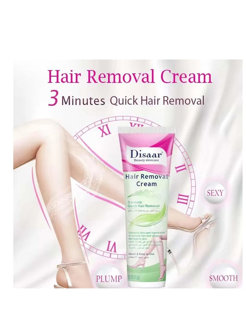 Disaar 2 PIECECS OF  5 Minute Fast Hair Removal Cream 100g - Image 3