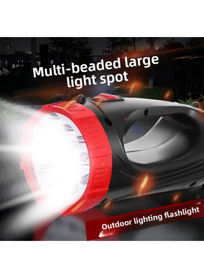12 Lamp LED Rechargeable Portable Lamp Super Brightness Strong Light Searchlight Household Outdoor Lighting Flashlight 9 Tingsheng