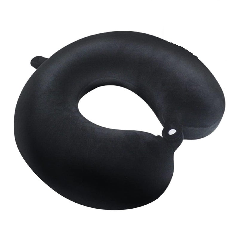 PumPum Memory Foam Travel PillowBlack - Image 1