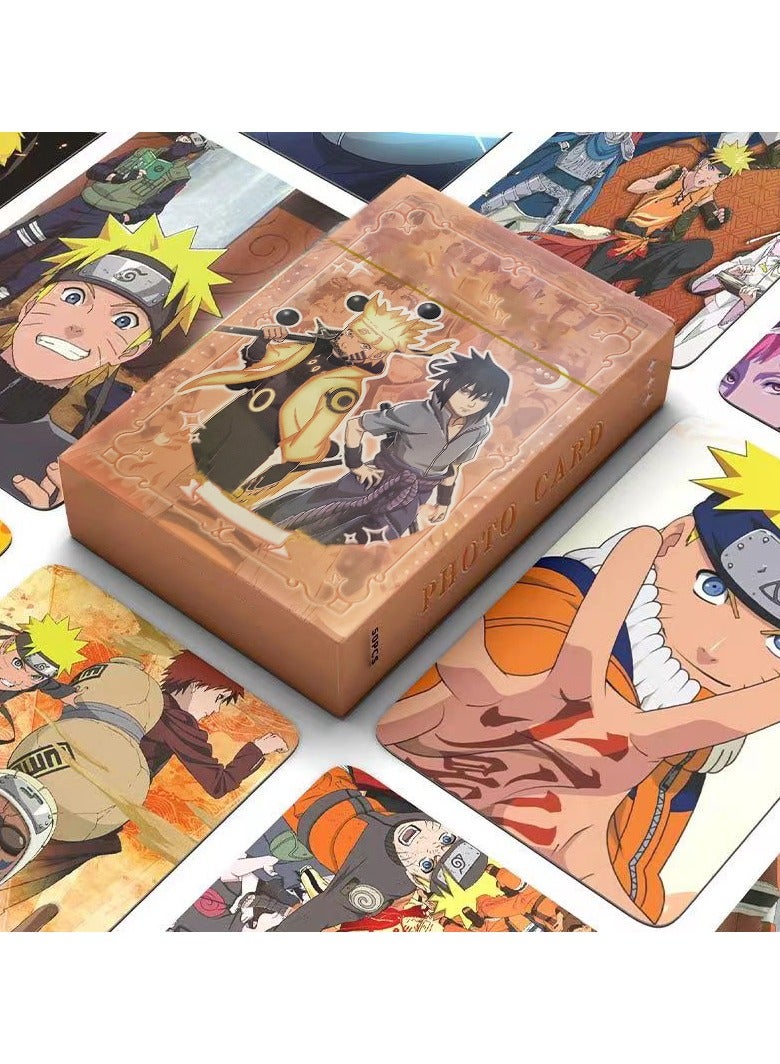 50-Piece Naruto Anime Photo Lomo Cards - Image 1