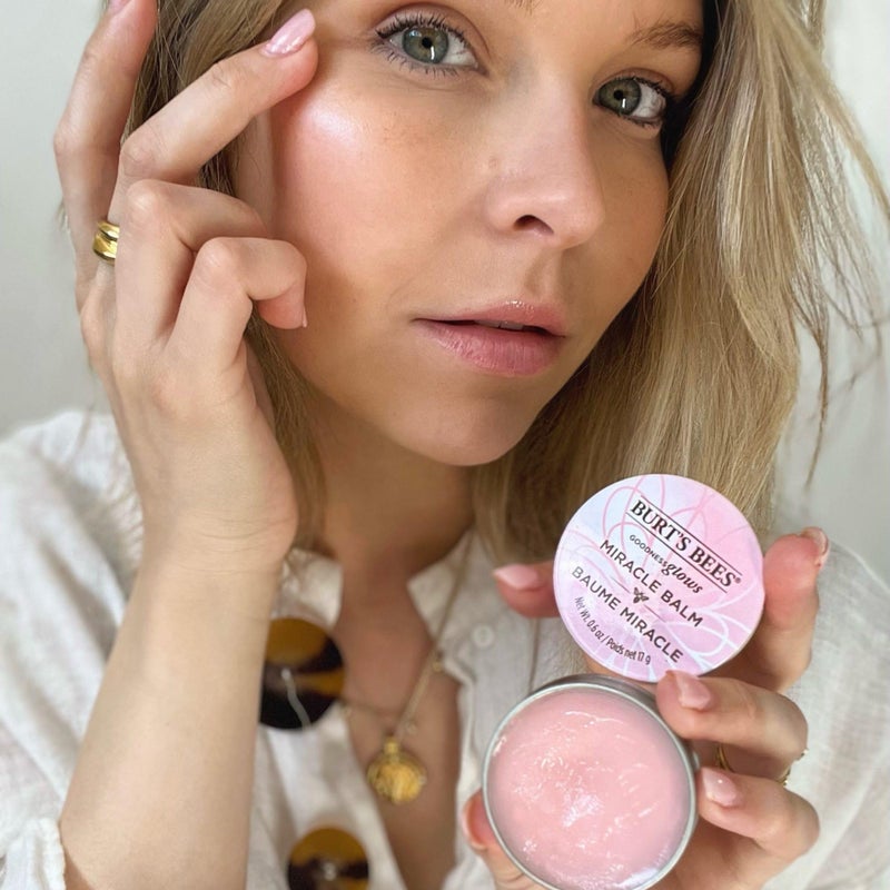 100% Natural Origin Goodness Glows Miracle Balm, Hydrates and Softens Dry Skin From Head To Toe, 0.6 Ounce Tin - Image 4