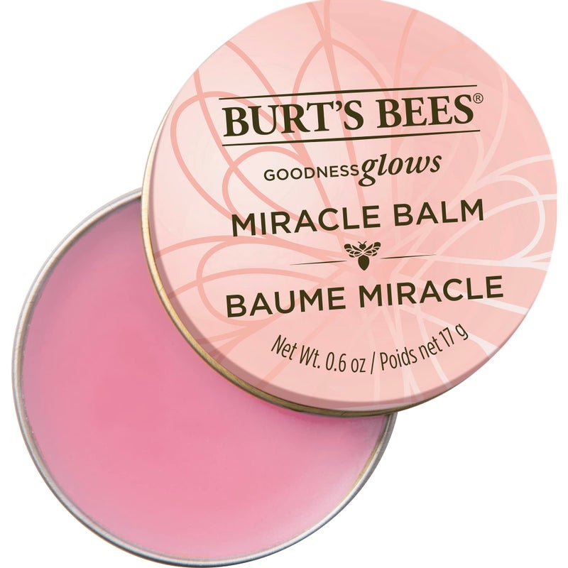100% Natural Origin Goodness Glows Miracle Balm, Hydrates and Softens Dry Skin From Head To Toe, 0.6 Ounce Tin - Image 1