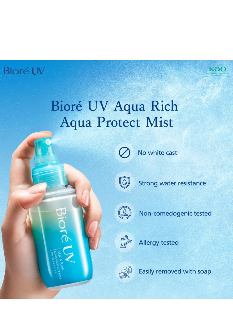 Biore UV | Aqua Rich | Aqua Protect Mist | SPF50 PA+++ - Image 2