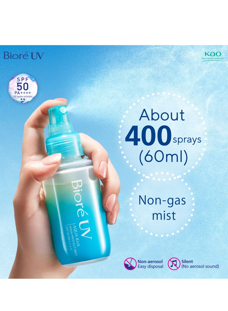 Biore UV | Aqua Rich | Aqua Protect Mist | SPF50 PA+++ - Image 5