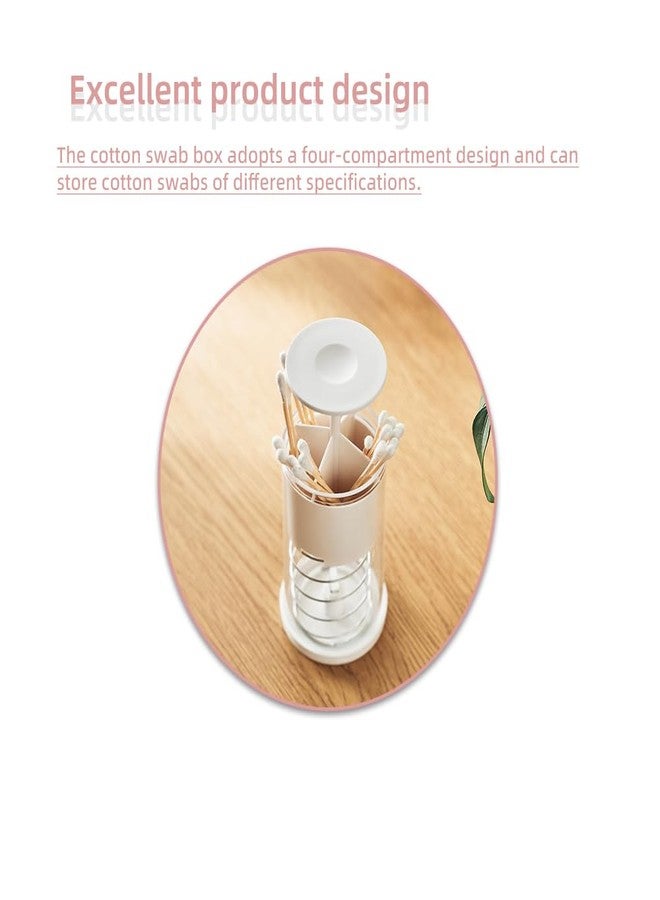 BLBM Push-type Pop-up Toothpick Box that Can be used to Store Toothpicks, Cotton swabs, and Dental floss - Image 4