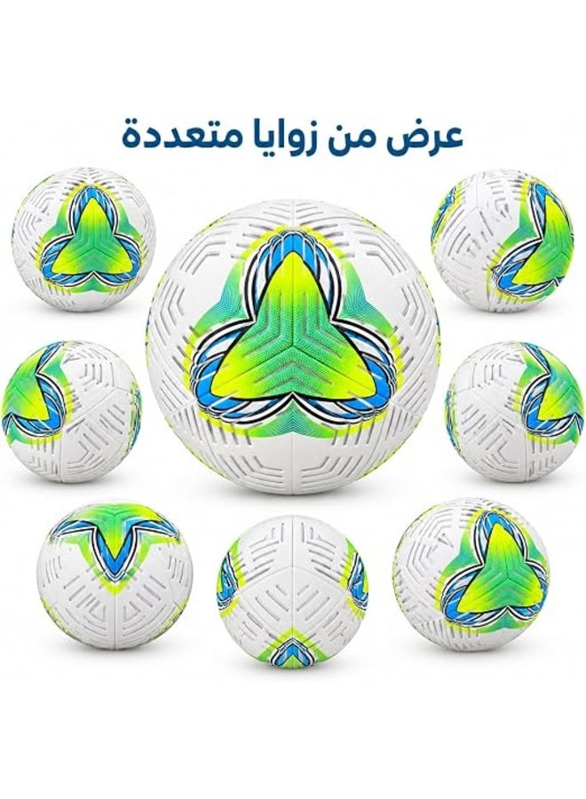 First Choice كرة قدم تدريبية احترافية من First Choice - مقاس 22 سم، وزن 415 جم، تصميم متين بتحكم فائق واستقرار عالي للمباريات والتدريبات الرياضية - Image 3